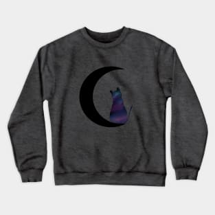 Space cat Crewneck Sweatshirt